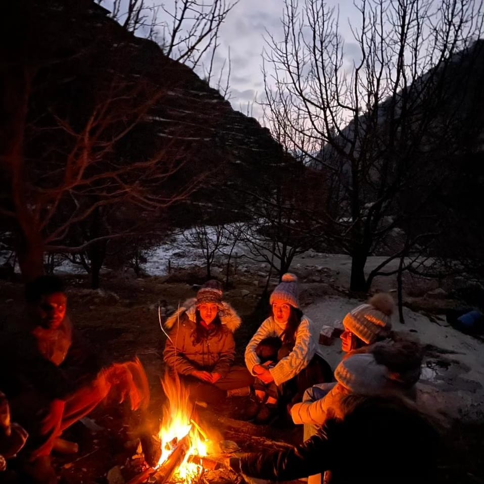 HimAvaan Himachal Pradesh trekking and camping moment