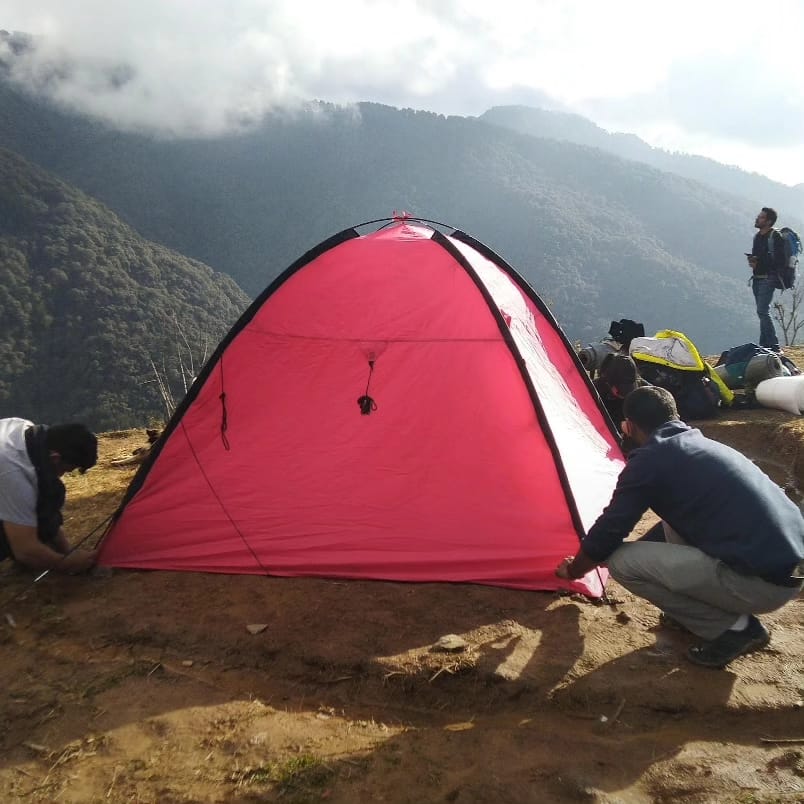HimAvaan Himachal Pradesh trekking and camping moment